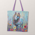 TOTE Fabric Bag Pastel Horse TP-327
