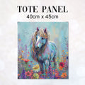 TOTE Fabric Bag Pastel Horse TP-327