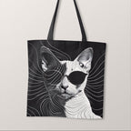 TOTE Chic Cat 1 Fabric Bag Panel TP-329