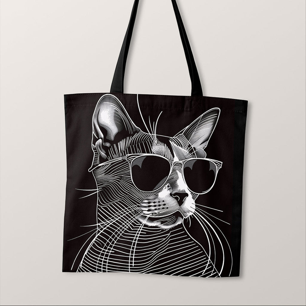 TOTE Chic Cat 3 Fabric Bag Panel TP-330