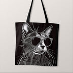 TOTE Chic Cat 3 Fabric Bag Panel TP-330