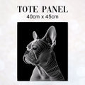 TOTE Chic French Bulldog Fabric Bag Panel TP-331
