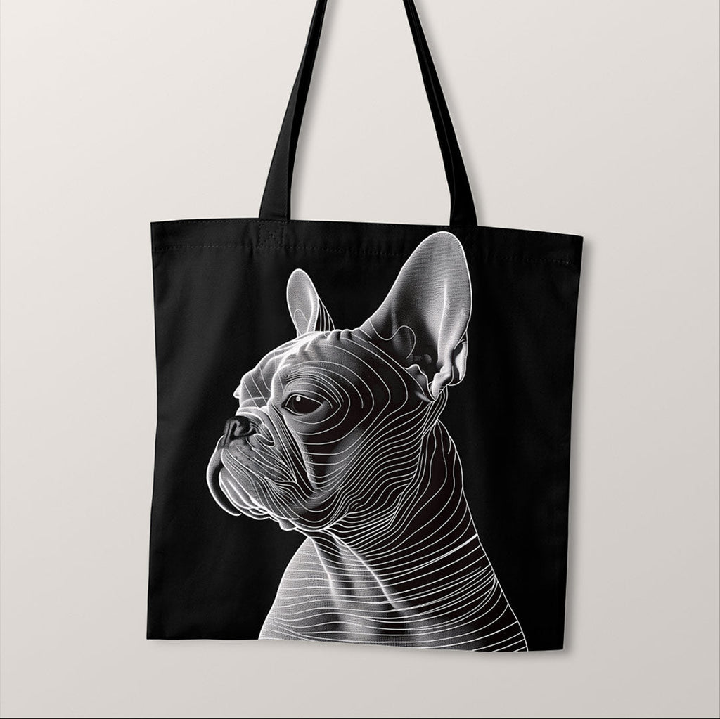 TOTE Chic French Bulldog Fabric Bag Panel TP-331
