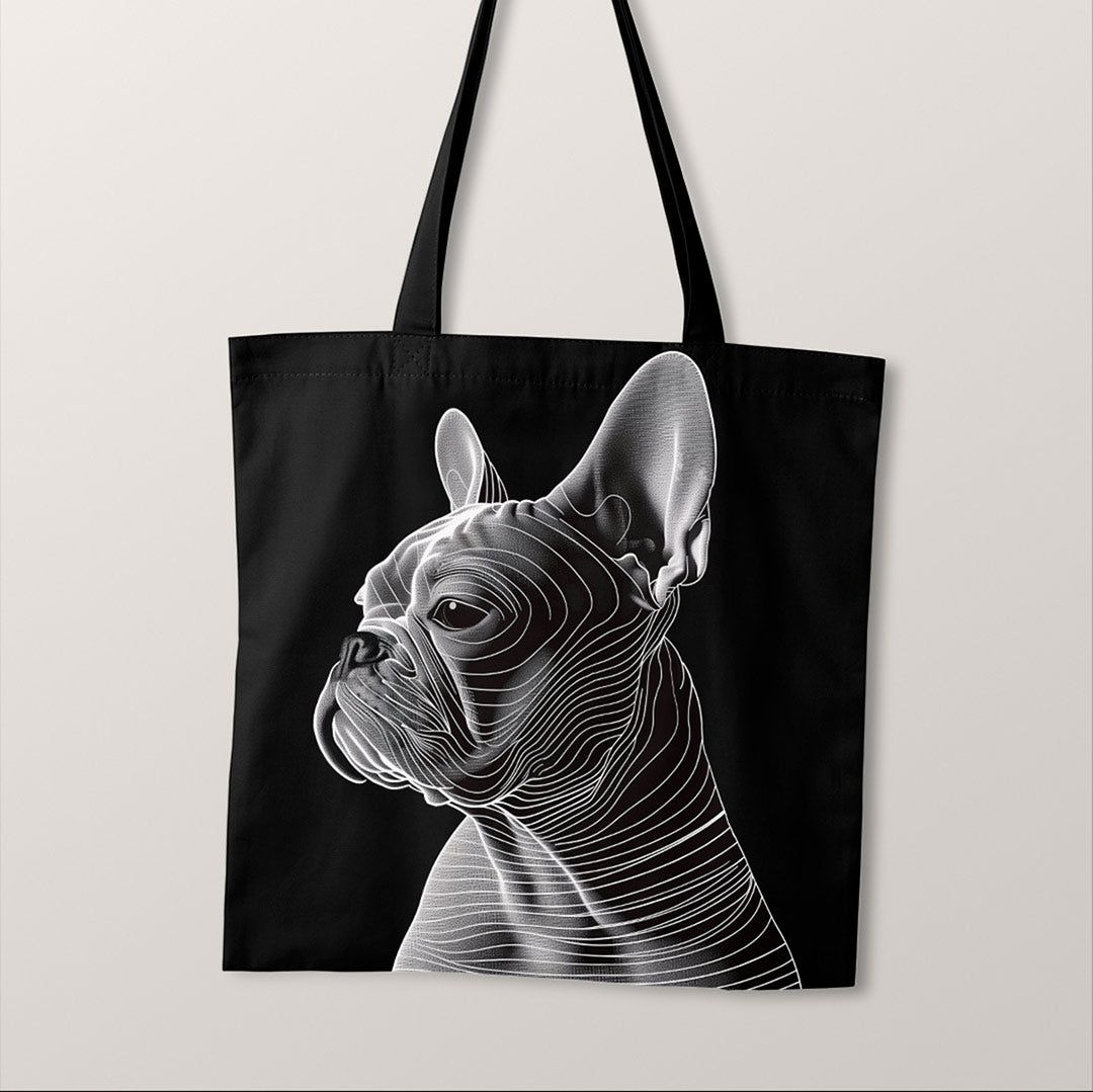 TOTE Chic French Bulldog Fabric Bag Panel TP-331