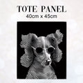 TOTE Chic Poodle Fabric Bag Panel TP-332