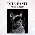 TOTE Chic Siam Cat 2 Fabric Bag Panel TP-333