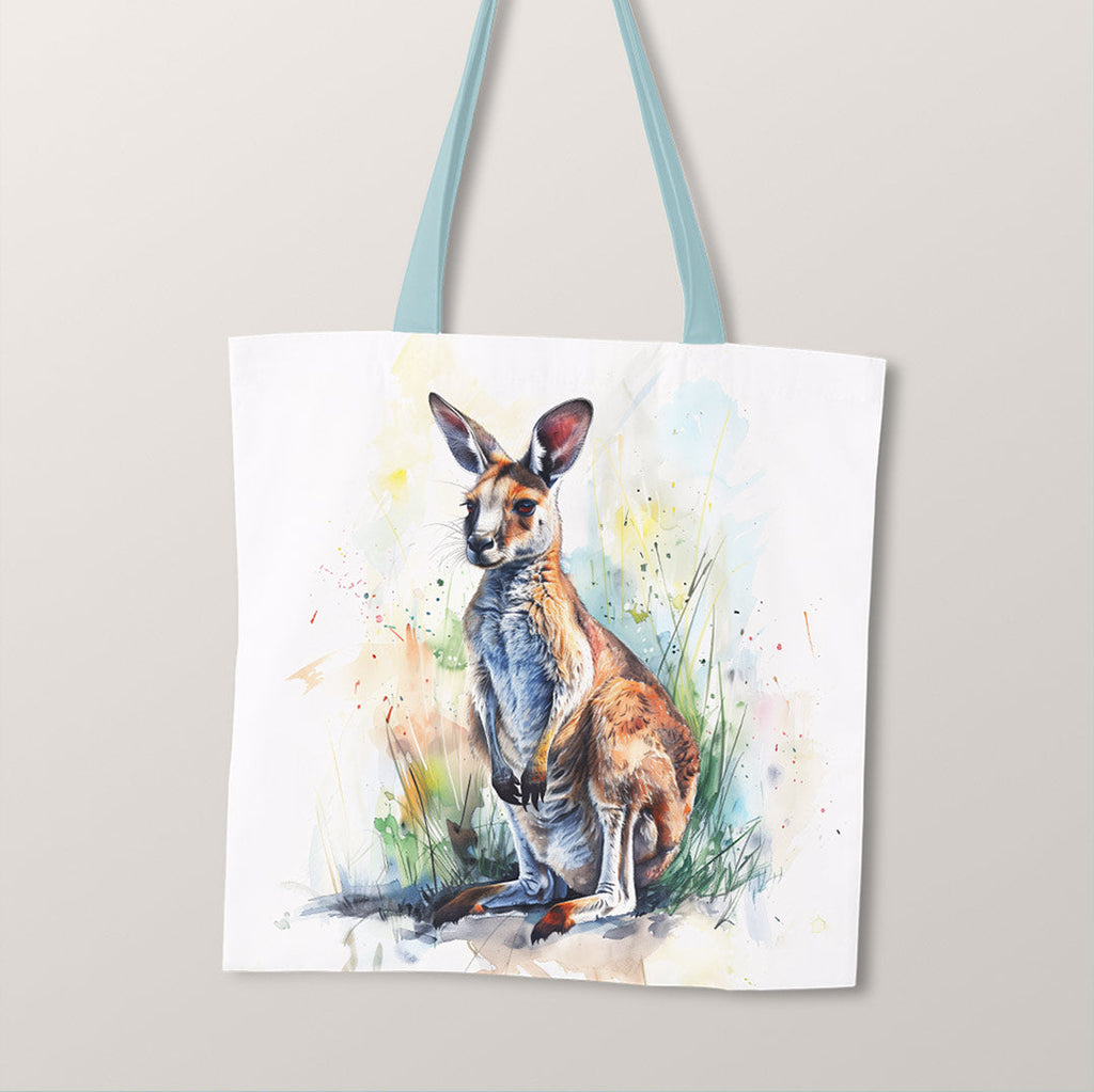 TOTE Watercolour Kangaroo Fabric Bag Panel TP-335