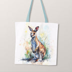 TOTE Watercolour Kangaroo Fabric Bag Panel TP-335
