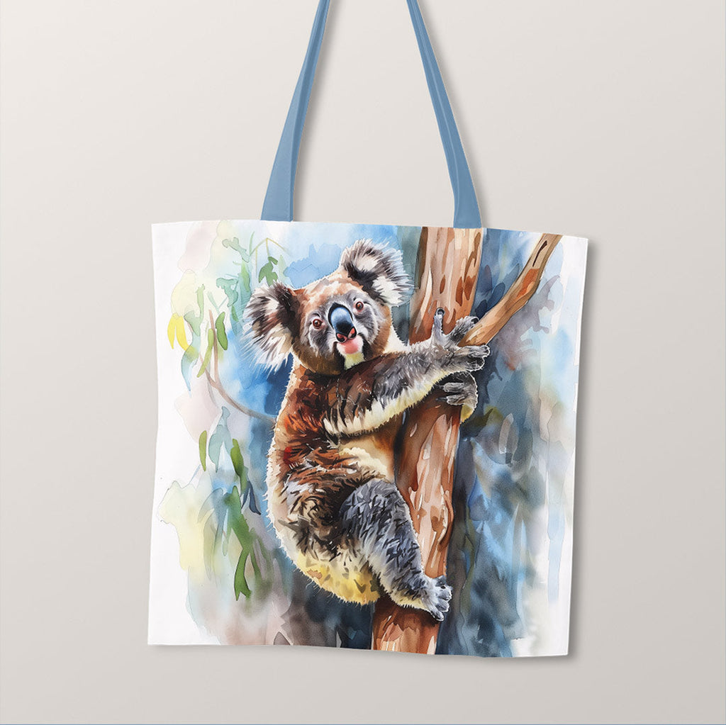 TOTE Watercolour Koala 2 Fabric Bag Panel TP-336