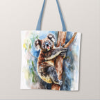 TOTE Watercolour Koala 2 Fabric Bag Panel TP-336