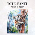 TOTE Watercolour Koala 3 Fabric Bag Panel TP-337