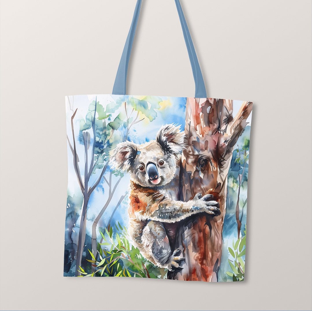 TOTE Watercolour Koala 3 Fabric Bag Panel TP-337