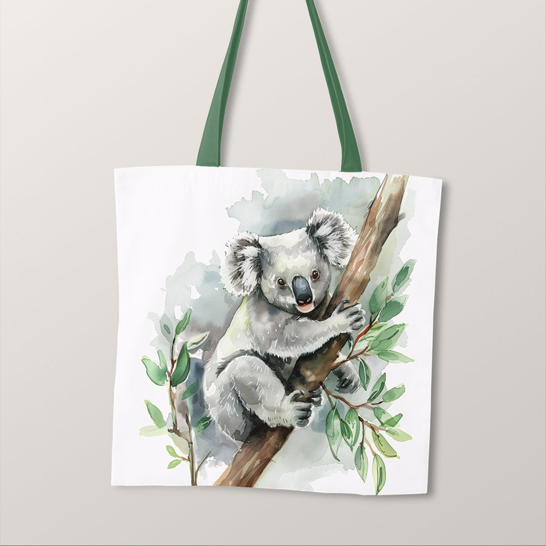 TOTE Watercolour Koala Fabric Bag Panel TP-338