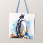 TOTE Watercolour Penguin Fabric Bag Panel TP-341