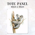 TOTE Koala White Fabric Bag Panel TP-342