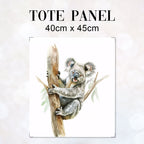 TOTE Koala White Fabric Bag Panel TP-342