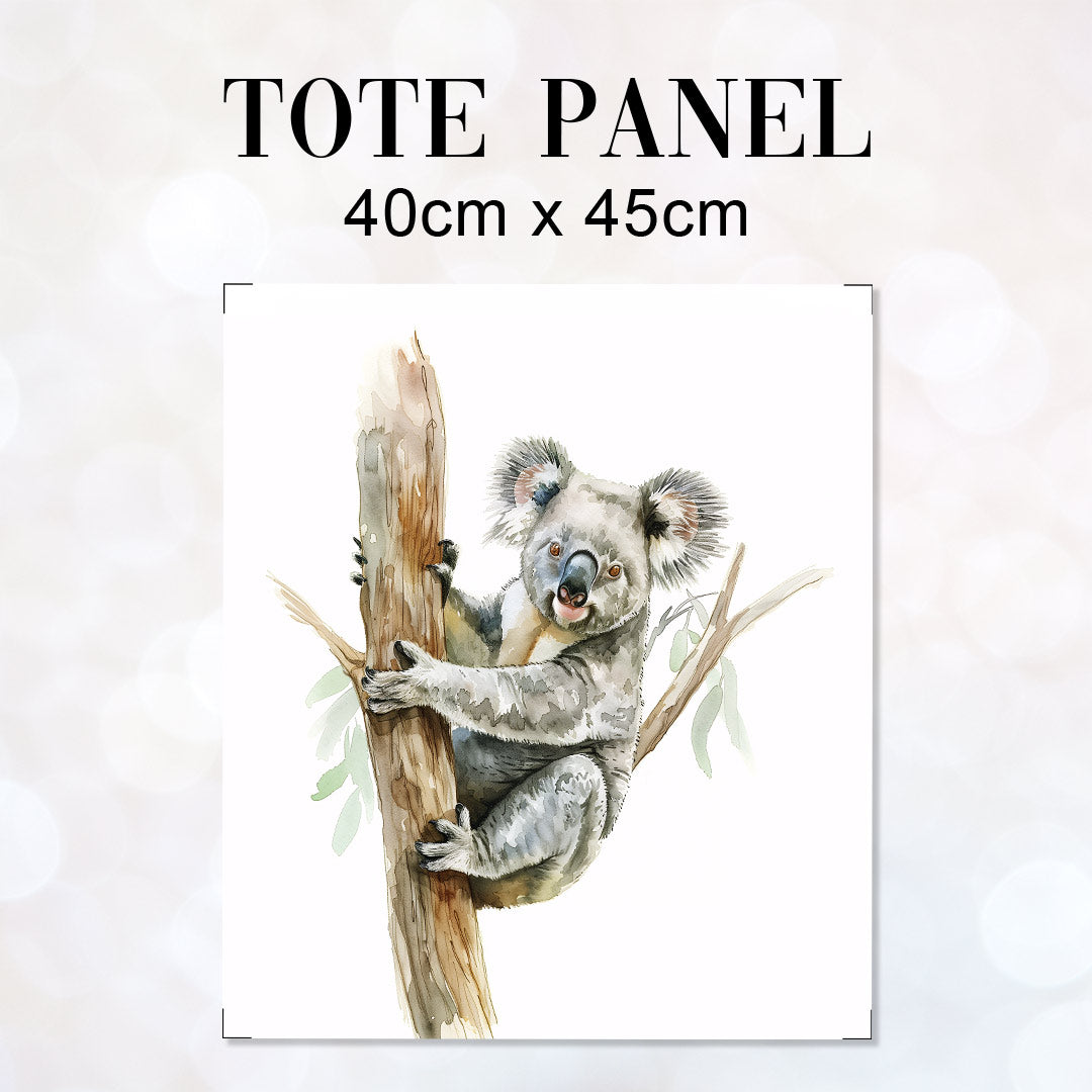 TOTE Koala White Fabric Bag Panel TP-342