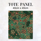 TOTE Japanese Floral Fabric Bag Panel TP-345