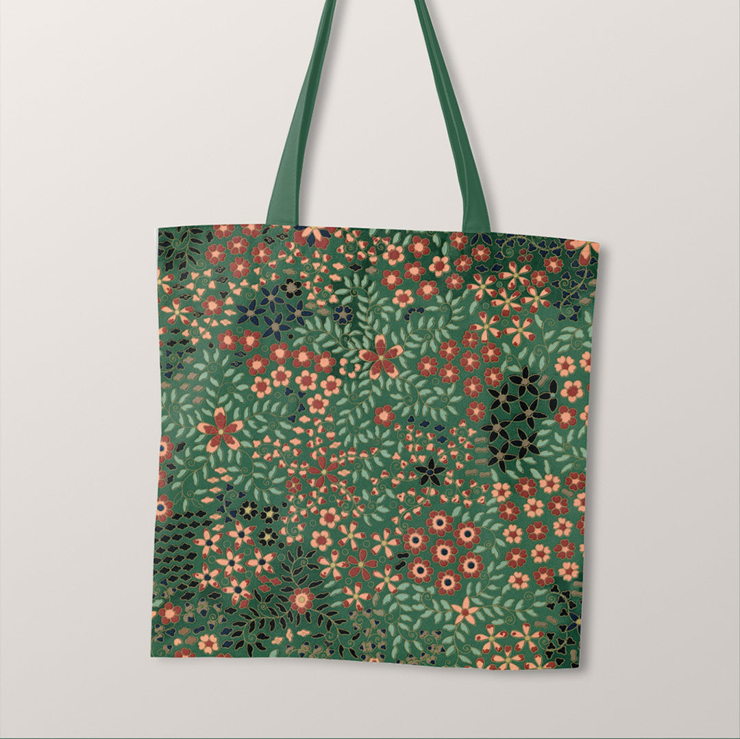 TOTE Japanese Floral Fabric Bag Panel TP-345