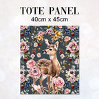 TOTE Summer Fawn Fabric Bag Panel TP-347