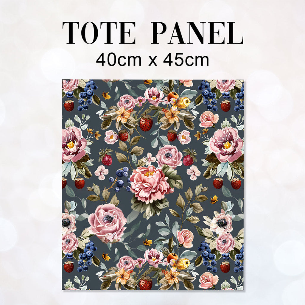TOTE Summer Florals Fabric Bag Panel TP-348
