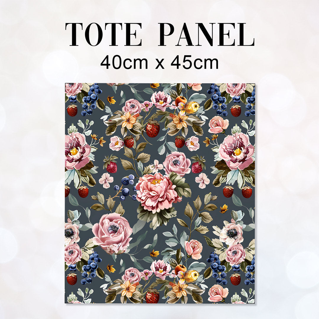 TOTE Summer Florals Fabric Bag Panel TP-348