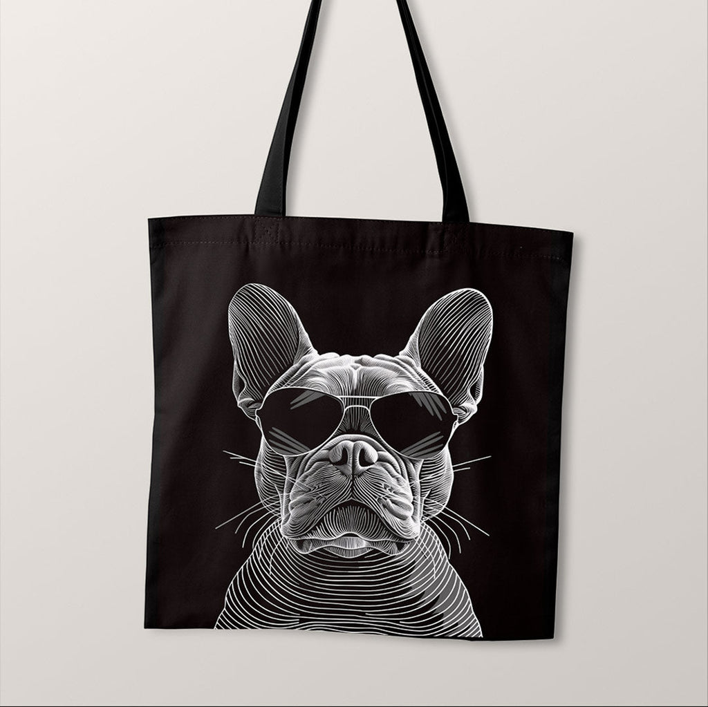 TOTE Chic Bulldog Fabric Bag Panel TP-373