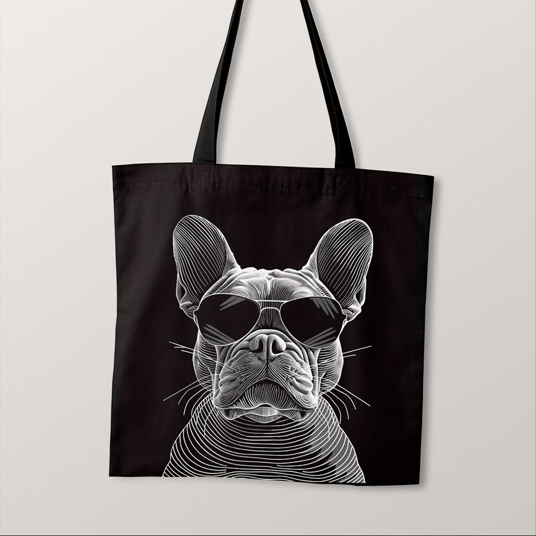 TOTE Chic Bulldog Fabric Bag Panel TP-373
