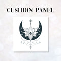 CUSHION Fabric Panel Floral Moon CP-36