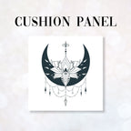 CUSHION Fabric Panel Floral Moon CP-36