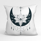 CUSHION Fabric Panel Floral Moon CP-36