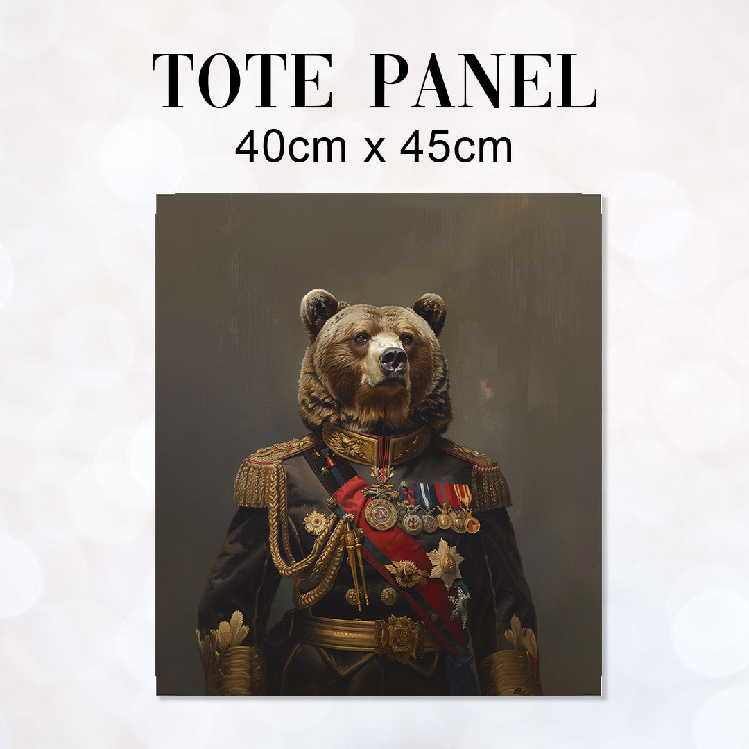TOTE Bear General Fabric Bag Panel TP-362
