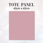 TOTE CO-ORD Chihuahua Pink Fur Fabric Bag Panel TP-365