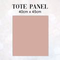 TOTE CO-ORD Chihuahua Foxy Fur Fabric Bag Panel TP-366