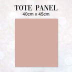TOTE CO-ORD Chihuahua Foxy Fur Fabric Bag Panel TP-366
