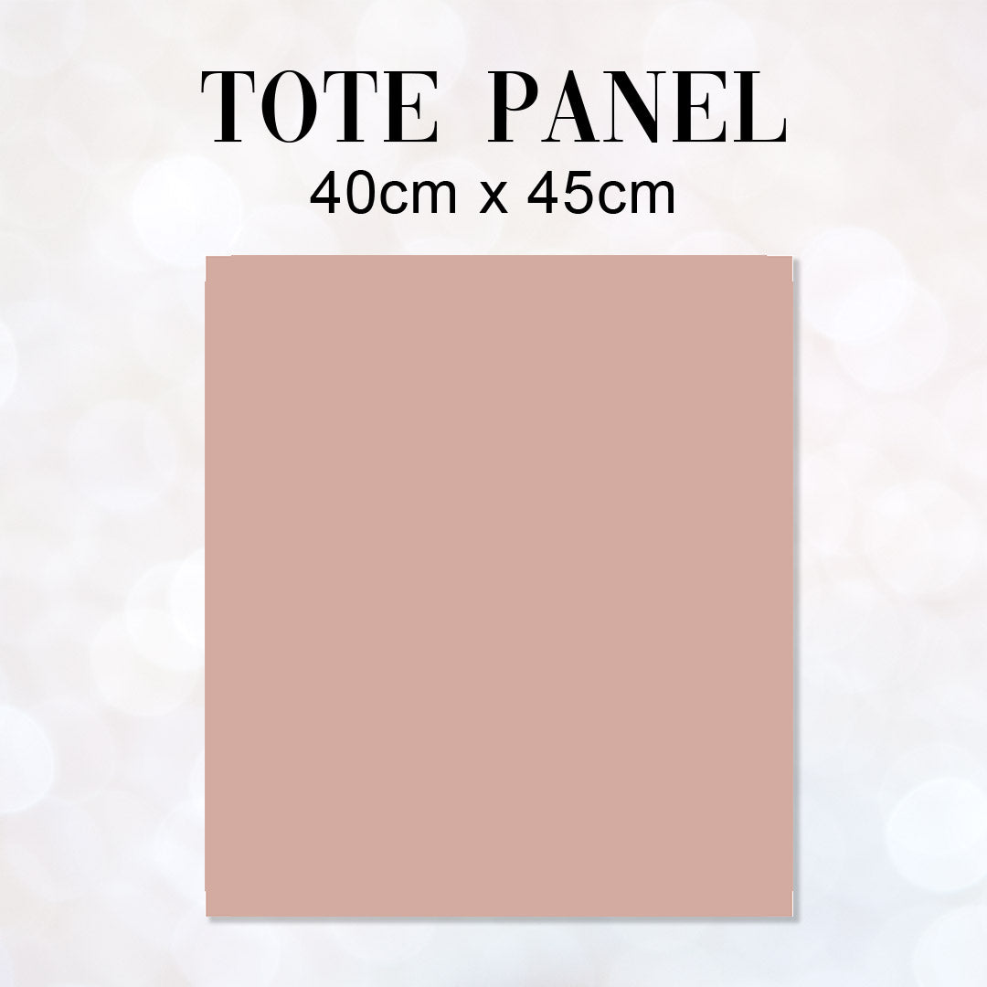 TOTE CO-ORD Chihuahua Foxy Fur Fabric Bag Panel TP-366