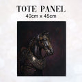 TOTE Knight Horse Fabric Bag Panel TP-368