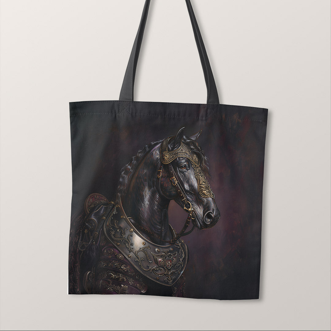 TOTE Knight Horse Fabric Bag Panel TP-368