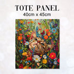 TOTE Catching Butterflies Fabric Bag Panel TP-377