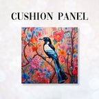CUSHION Fabric Panel Floral Magpie CP-38