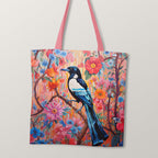 TOTE Floral Magpie TP-38 Fabric Bag Panel