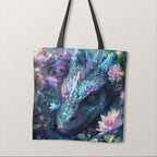 TOTE Fantasy Dragon Fabric Bag Panel TP-385