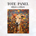TOTE Floral Greyhound TP-39 Fabric Bag Panel