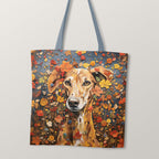 TOTE Floral Greyhound TP-39 Fabric Bag Panel