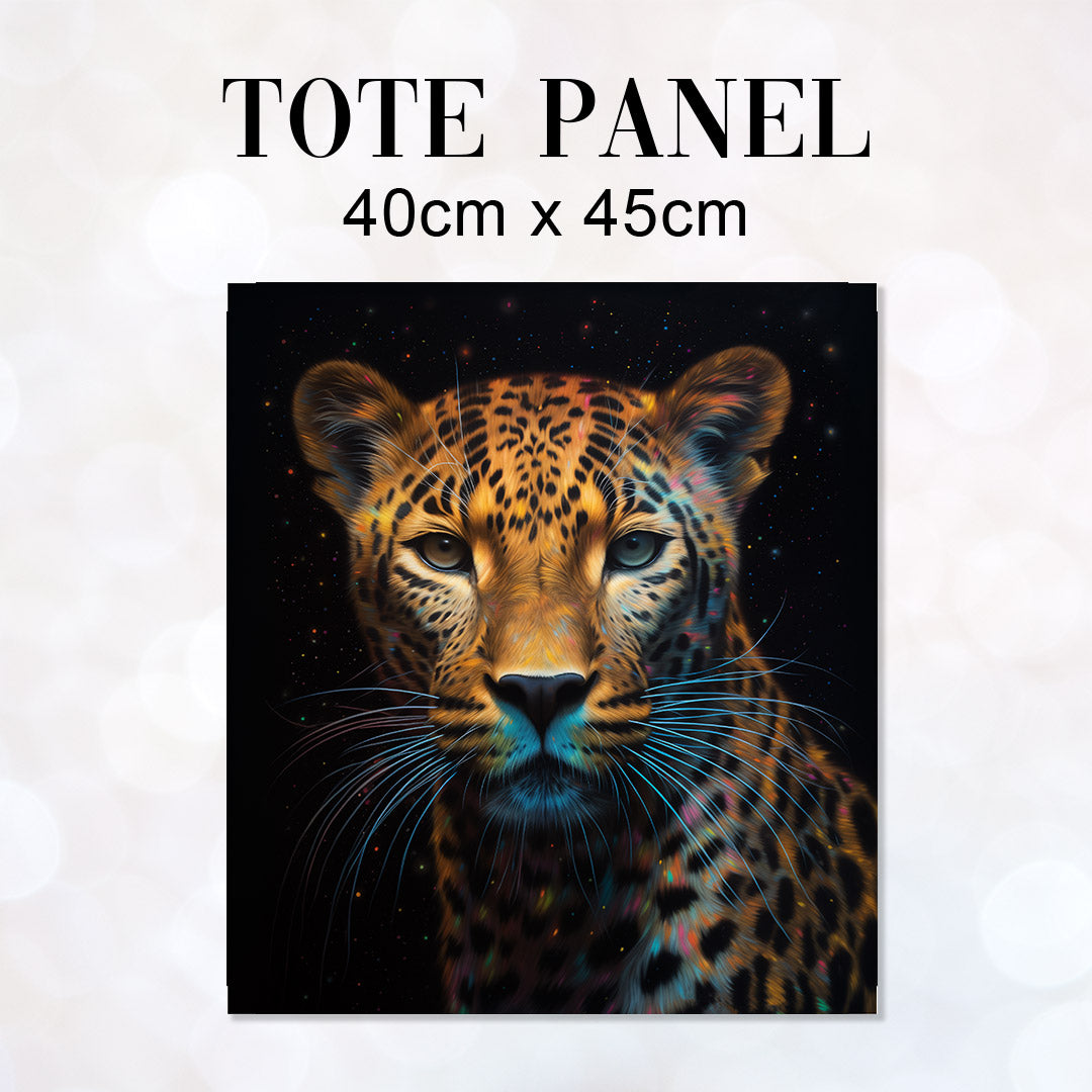 TOTE Iridescent Jaguar Fabric Bag Panel TP-397