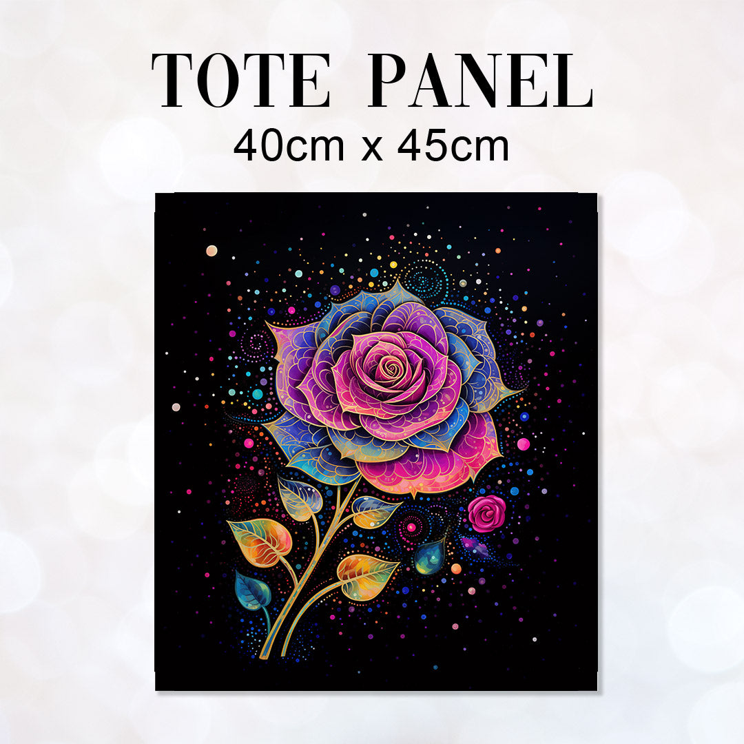 TOTE Magical Rose 1 Fabric Bag Panel TP-398