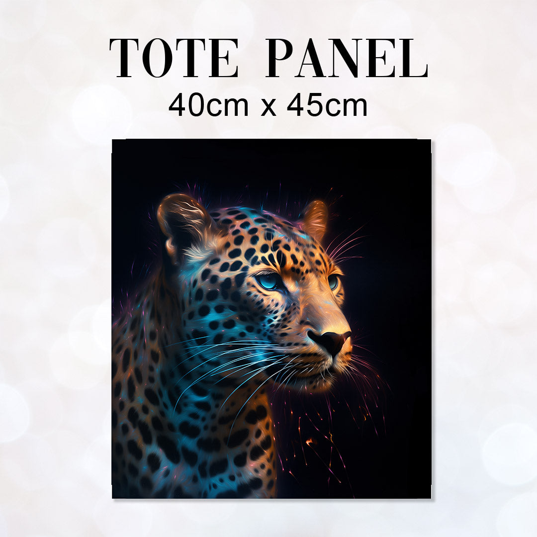 TOTE Neon Jaguar Fabric Bag Panel TP-403