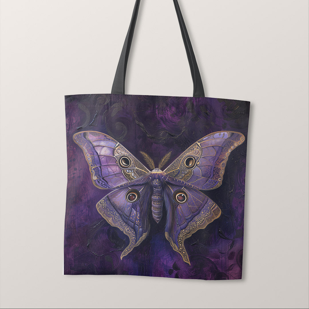 TOTE Purple Moth Fabric Bag Panel TP-408