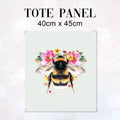 TOTE Floral Bee Fabric Bag Panel TP-425