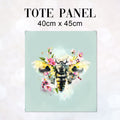 TOTE Floral Moth Fabric Bag Panel TP-430